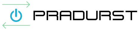 Pradurst Symbol and Text Logo